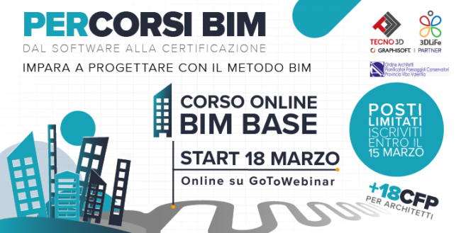 corso bim base -archicad - 3dlife percorso bim 2024-tecno3d-3dlife-bim specialist-archicad - tecno 3d