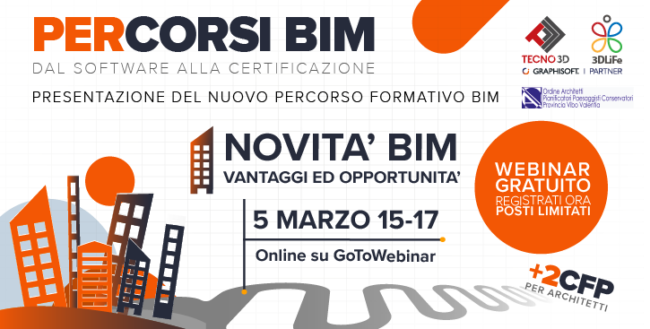 webinar-bim-percorso bim 2024-tecno3d-3dlife-bim specialist-archicad