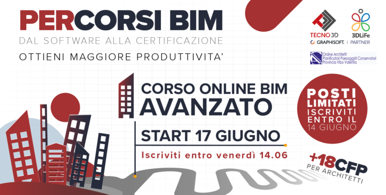 corso bim avanzato-archicad - 3dlife percorso bim 2024-tecno3d-3dlife-bim specialist-archicad - tecno 3d