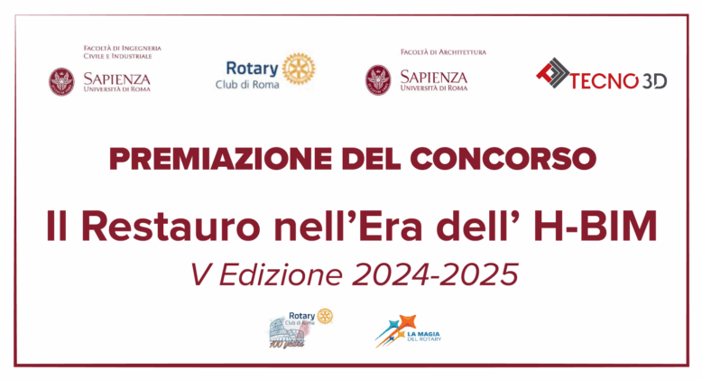 hbim; concorso rotary roma: restauro bim; tecno 3d;
