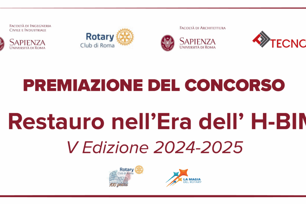 hbim; concorso rotary roma: restauro bim; tecno 3d;